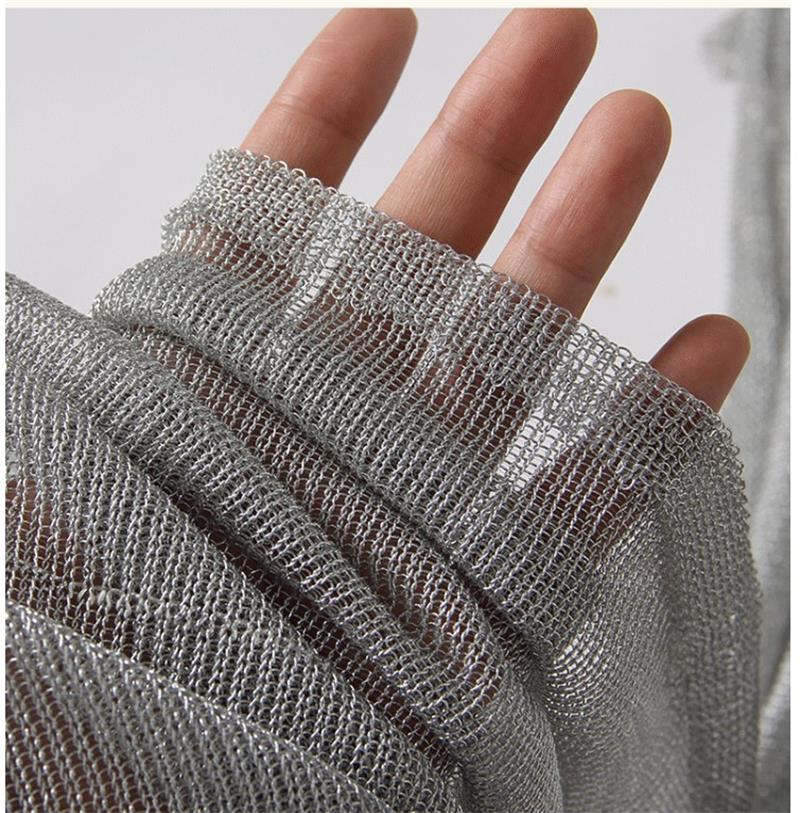 Knitted Metal Texture Fabric L - Crystal Mesh Fabric recension och pris