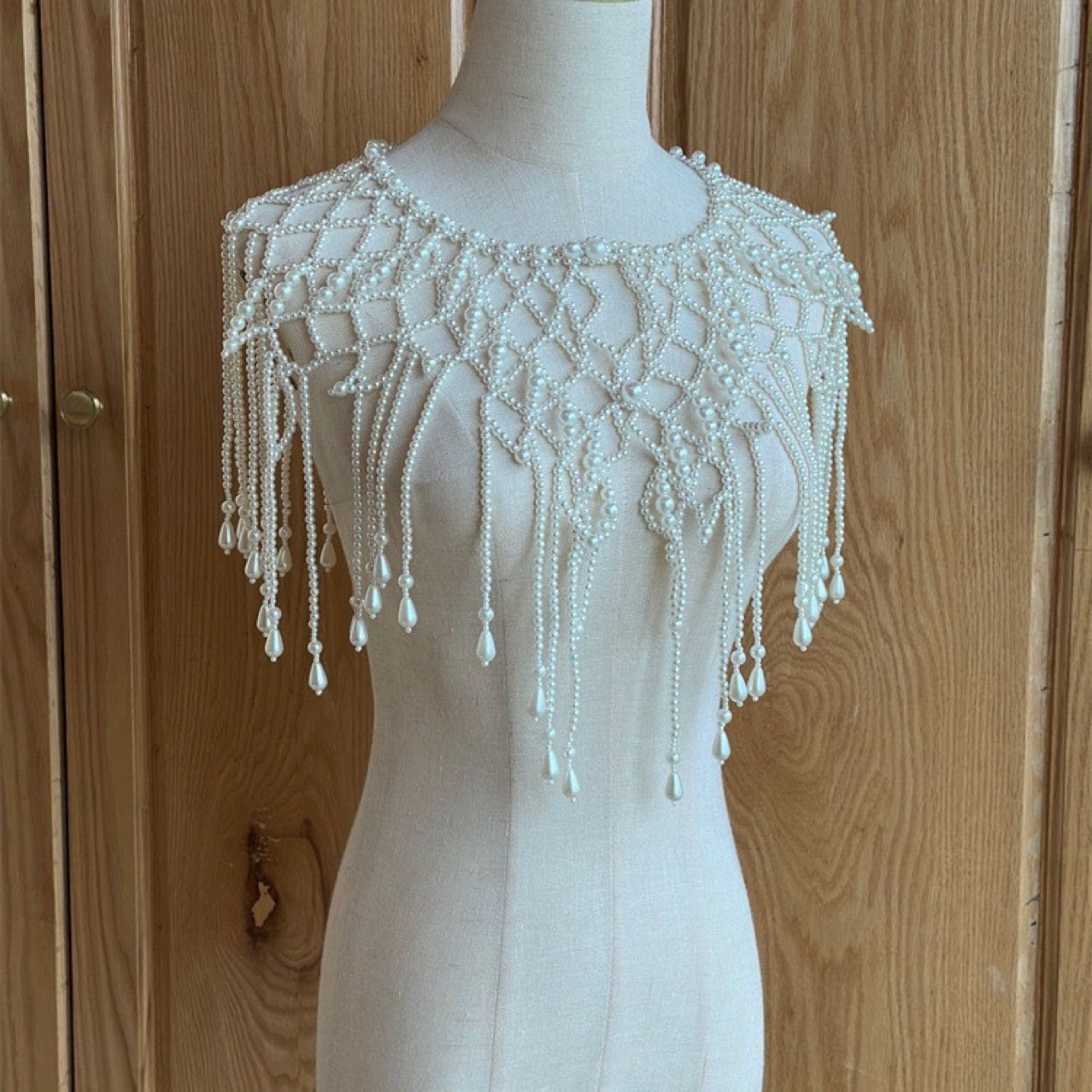 Handmade Pearl Layered Body Ch - Pearl Trim Chain recension och pris