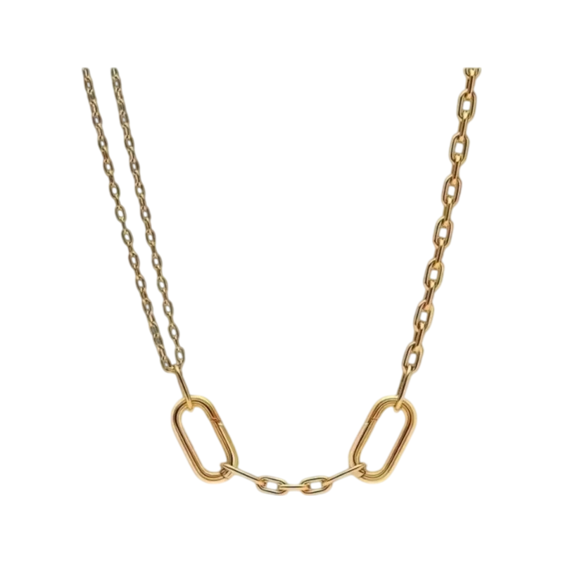 New S925 Silver Lock with Pear - Pearl Trim Chain recension och pris