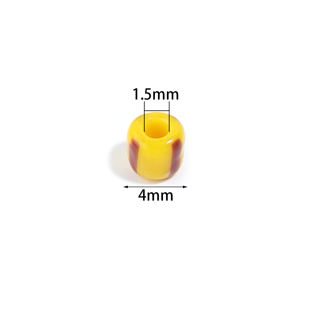 10g 4mm Watermelon Acrylic Bea - Embroidery Craft recension och pris
