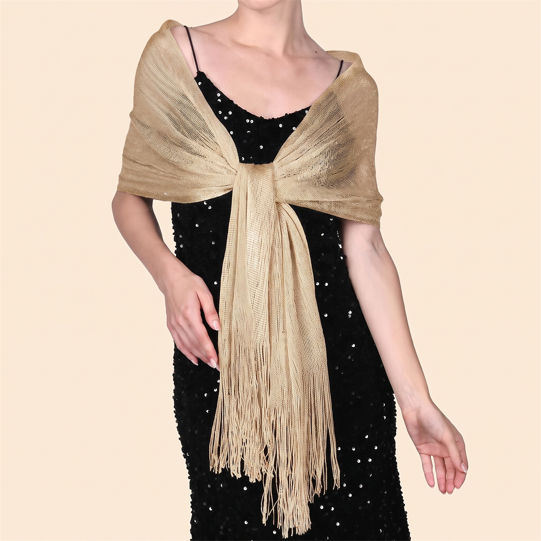 Fashion Bright Sunscreen Shawl - Tassel Fringe Trim recension och pris